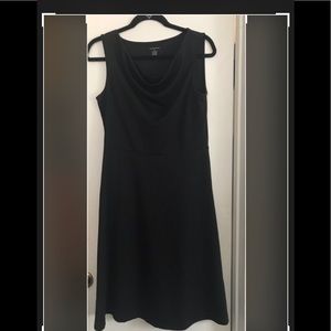 Lands End cotton dress in black.  Size small